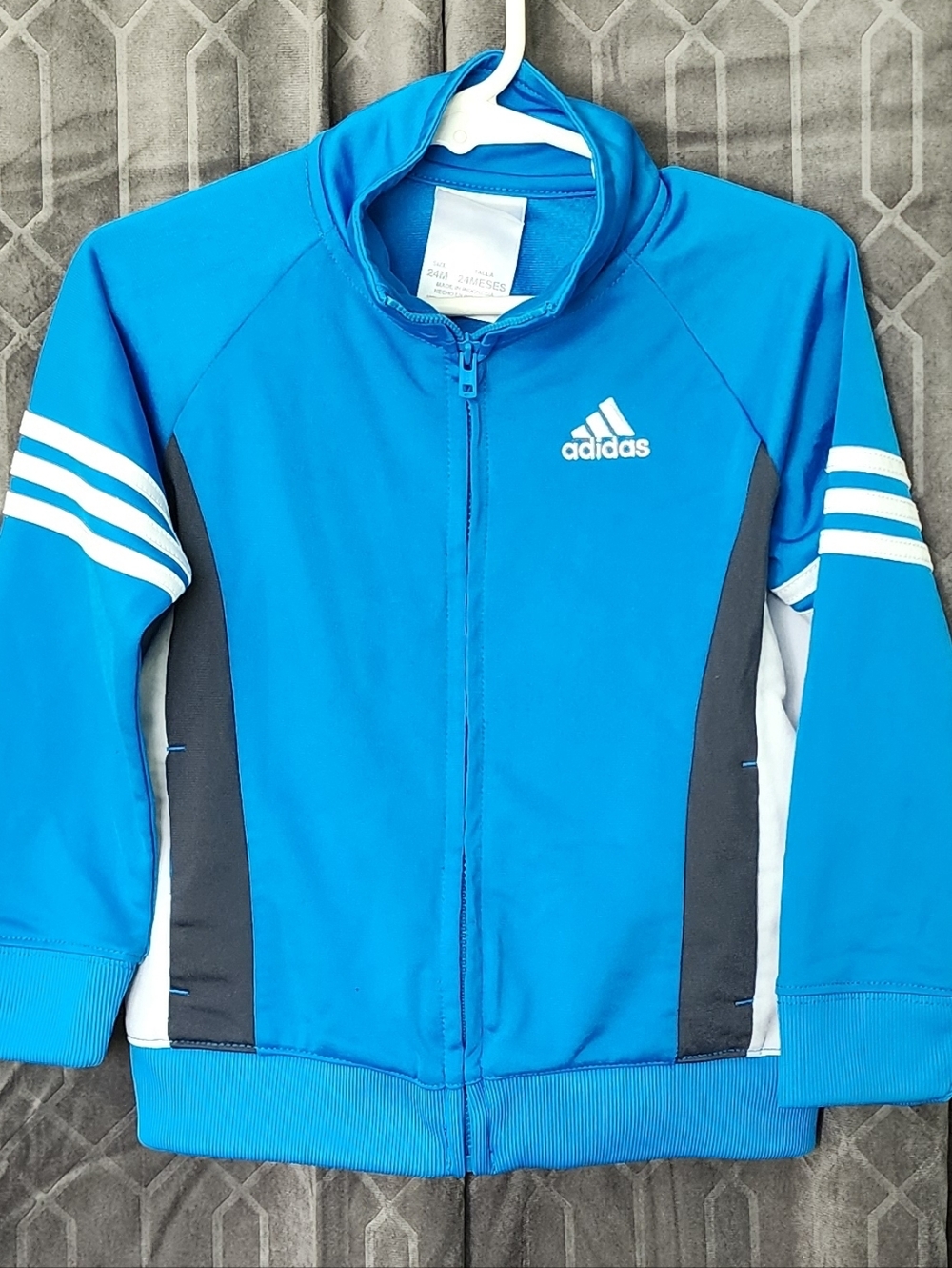 Adidas Kids Blue Logo Track Jacket